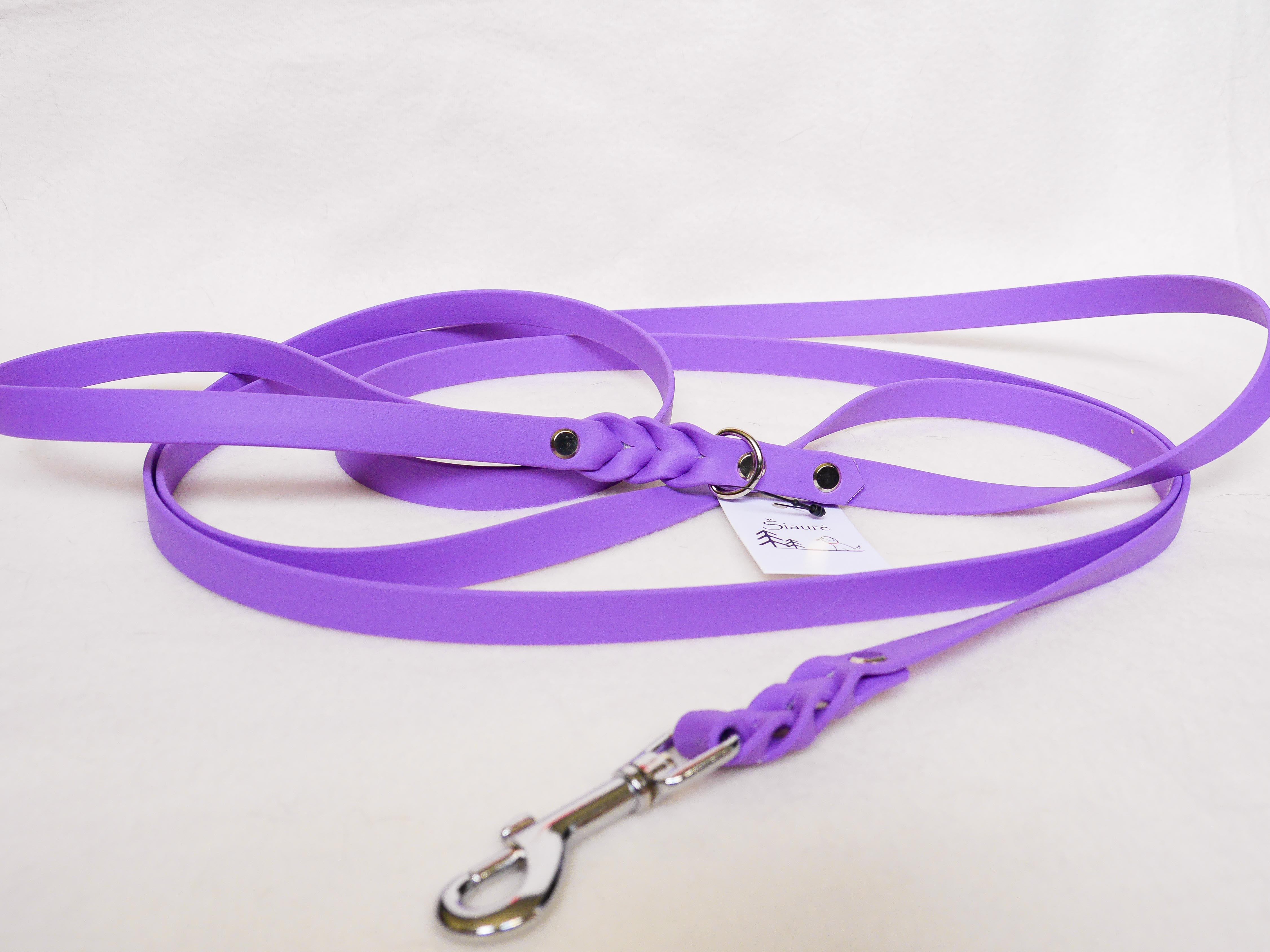 Lilac 16mm biotane leash