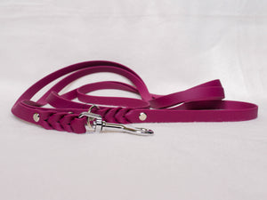 Wine colored 16mm biotane leash