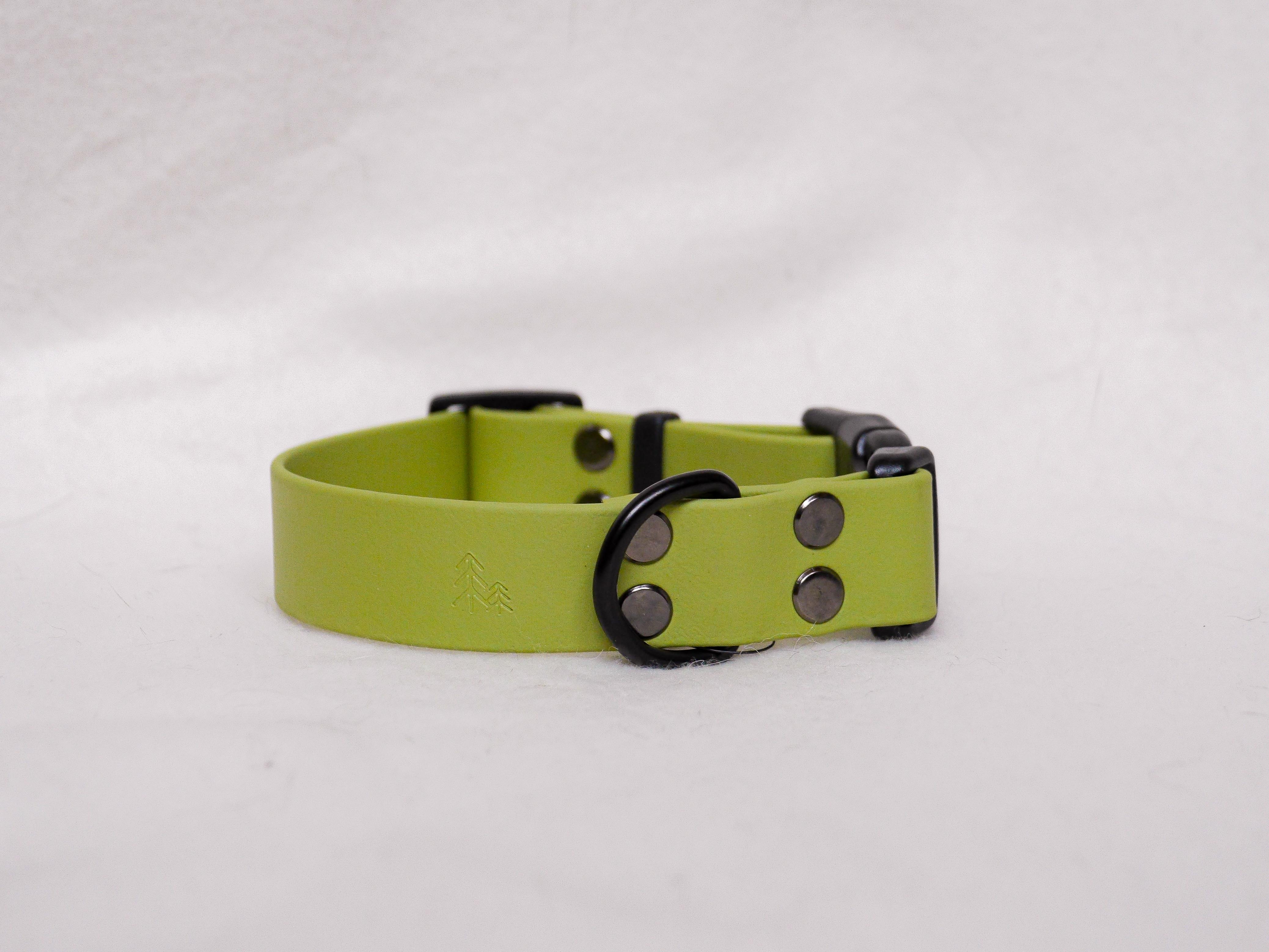 Biotane collar in avocado color