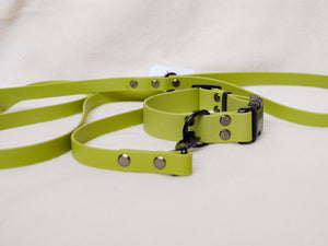 Biotane collar in avocado color