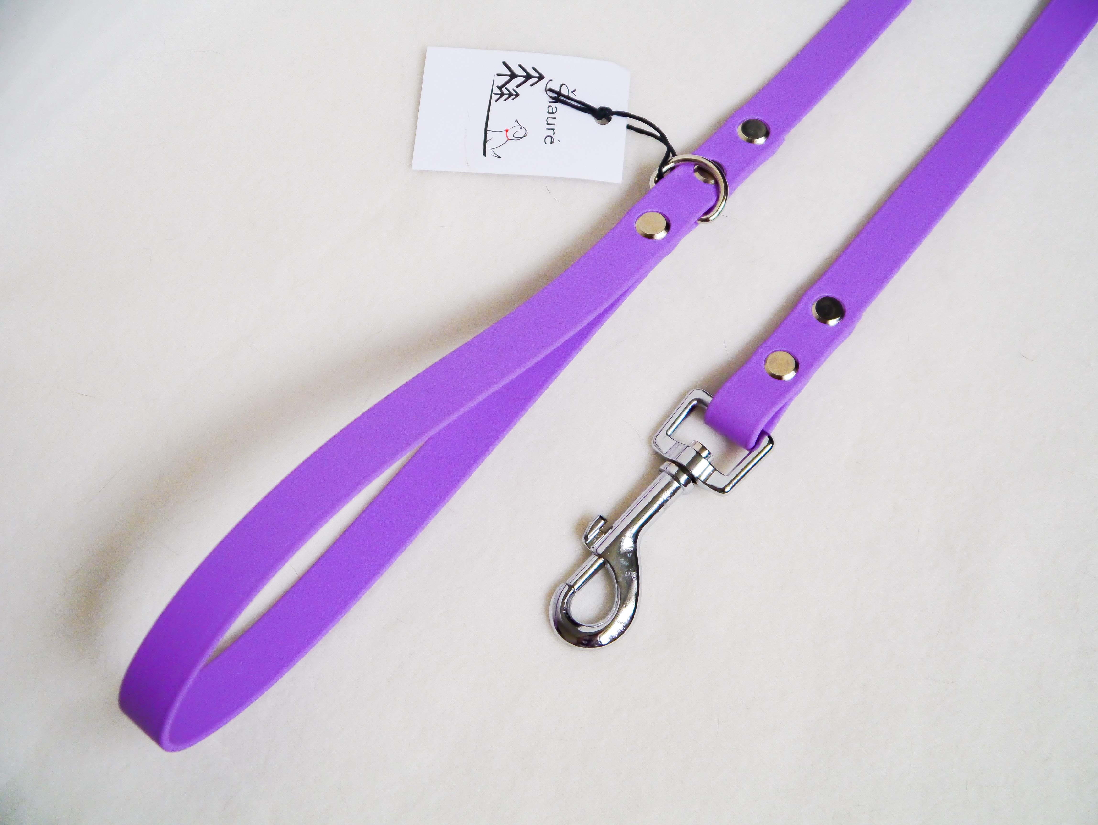 Lilac 16mm biotane leash