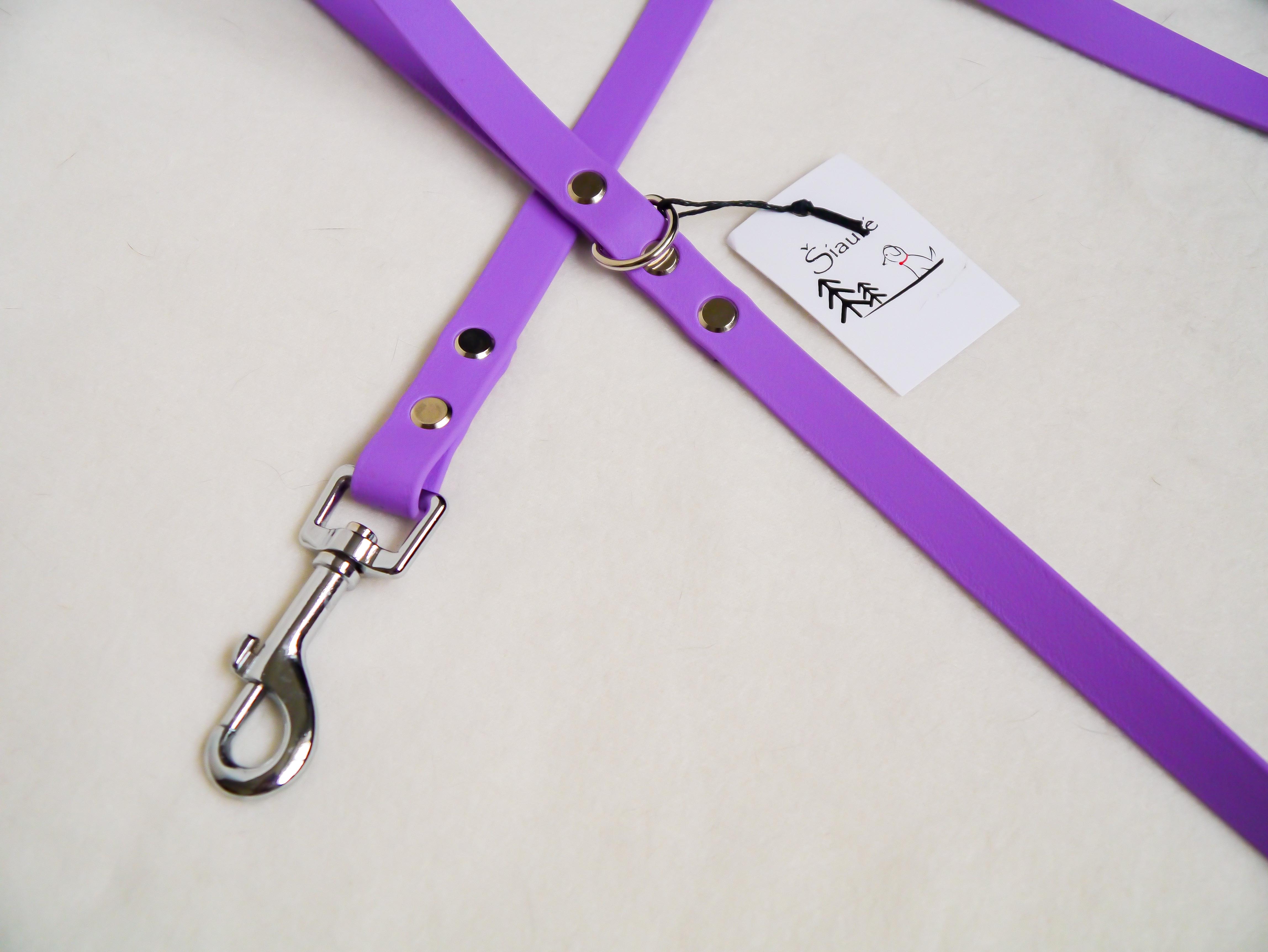 Lilac 16mm biotane leash