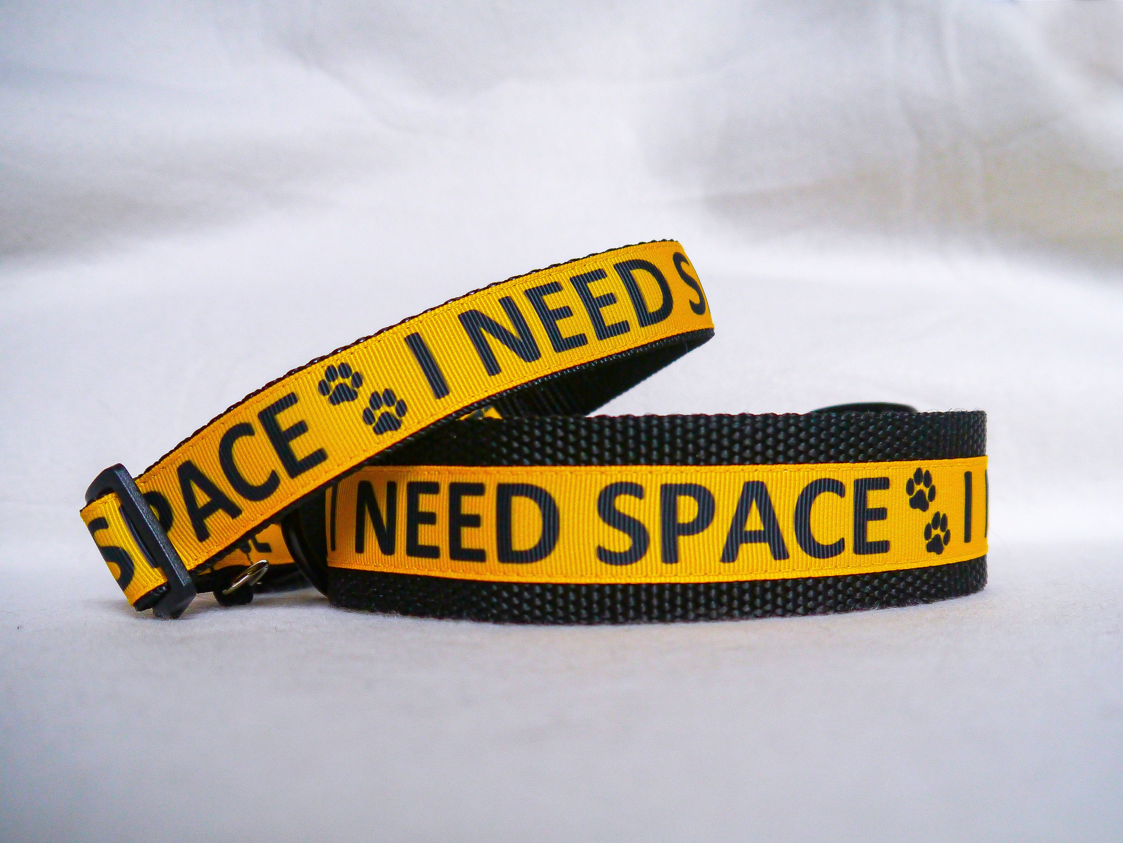 Collar "I need space" | 2.5 cm wide