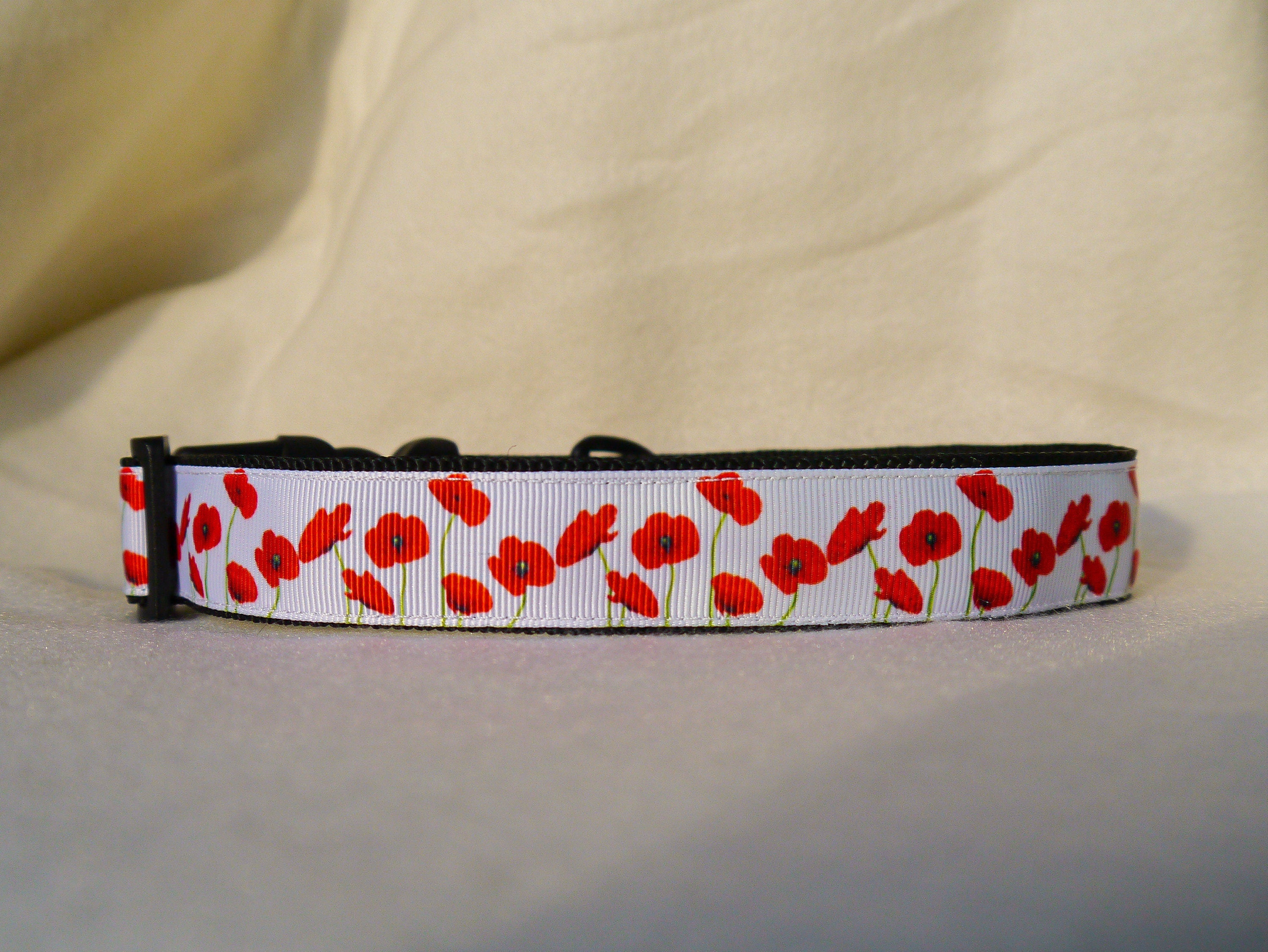 Collar "Poppy Field" | 2.5 cm wide