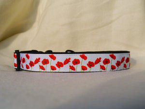 Collar "Poppy Field" | 2.5 cm wide