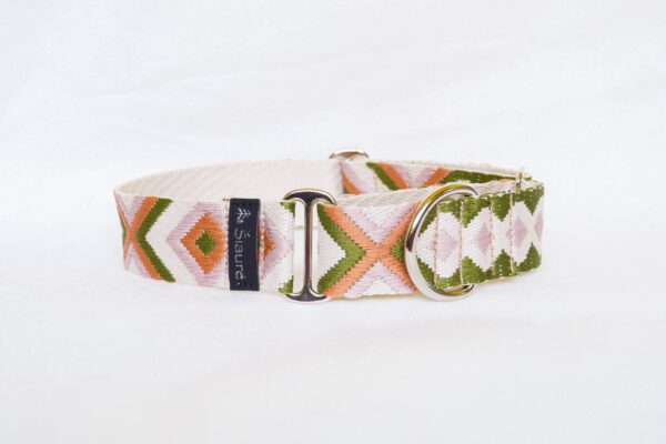 Antkakliai "Pajūris" | 4cm pločio - Kopų, Martingale (sidabrinė)